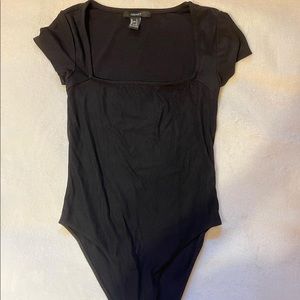forever 21 black bodysuit. super cute looks/fits like the skims one. size xs